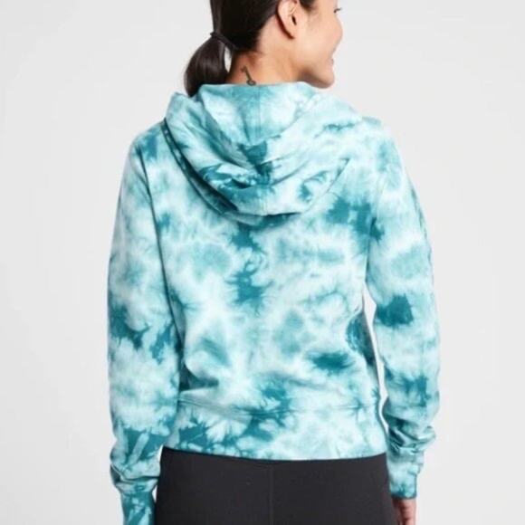 ATHLETA Sundown Tie Dye Hoodie Sweatshirt Small S - Picture 2 of 9